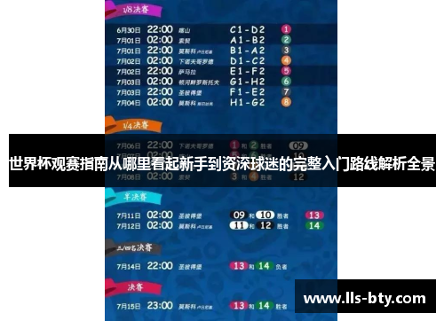 世界杯观赛指南从哪里看起新手到资深球迷的完整入门路线解析全景 世界杯观赛指南从哪里看起新手到资深球迷的完整入门路线解析全景